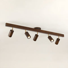 Wood beam multi head track ceiling spotlight further product image 22