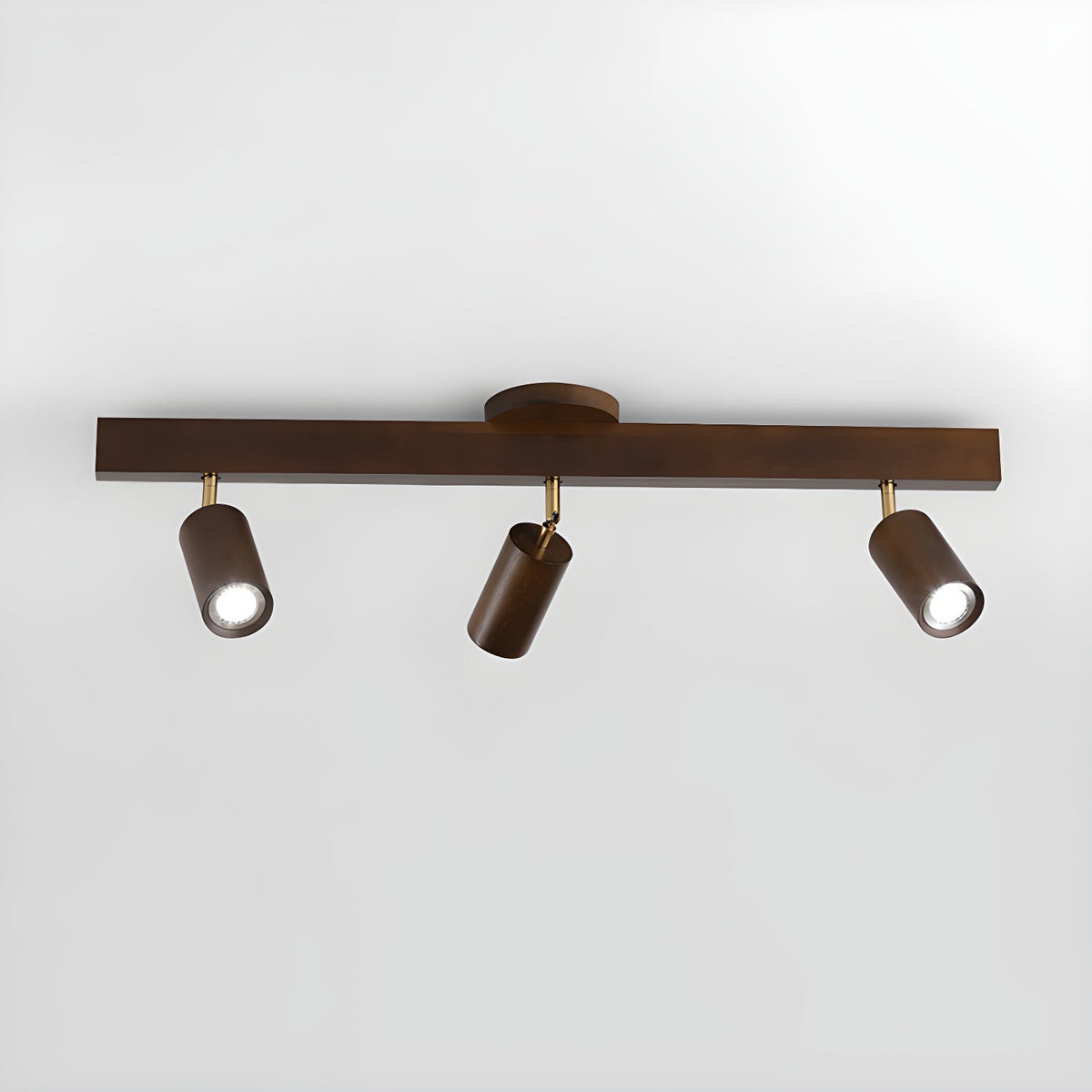 Wood beam multi head track ceiling spotlight supplementary product view 23