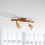 Wood beam multi head track ceiling spotlight supplementary product view 29