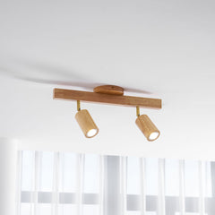 Wood beam multi head track ceiling spotlight supplementary product view 29