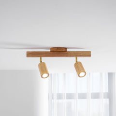 Wood beam multi head track ceiling spotlight additional product view 30