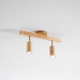 Wood beam multi head track ceiling spotlight supplementary product view 35