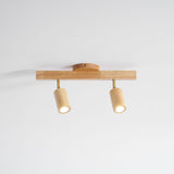 Wood beam multi head track ceiling spotlight additional product view 36