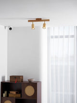 Wood beam multi head track ceiling spotlight additional product view 42