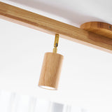 Wood beam multi head track ceiling spotlight additional product view 54
