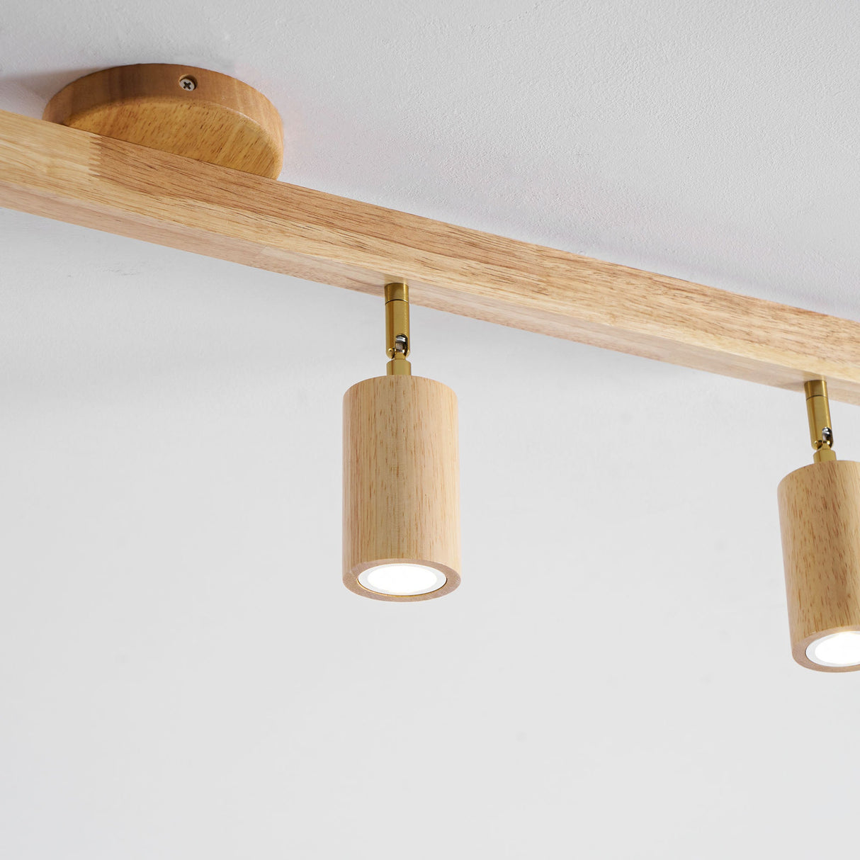 Wood beam multi head track ceiling spotlight additional product view 60