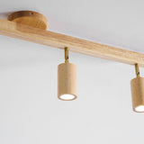 Wood beam multi head track ceiling spotlight additional product view 60