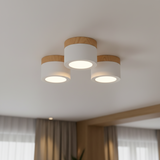 Wood Ceiling Light Surface Mount Round LED Downlight