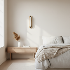 Wood Wall Sconce With Integrated LED Lighting