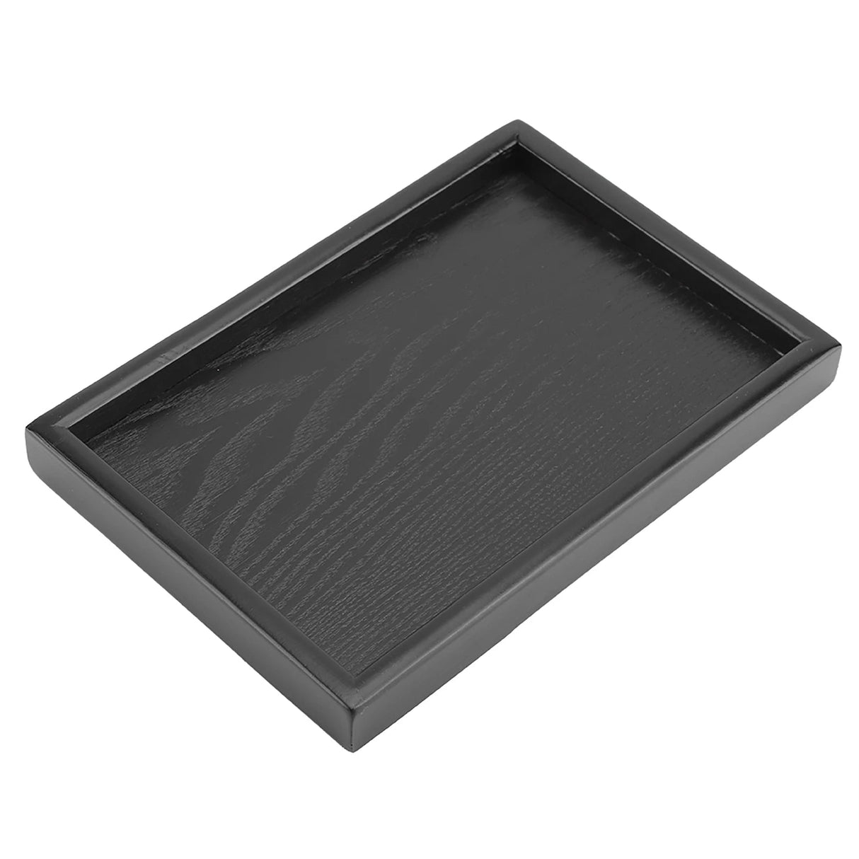 Wood Serving Tray – Rectangular Solid Wood Tea and Coffee Tray - Hurbane Home