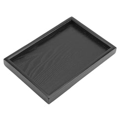 Wood Serving Tray – Rectangular Solid Wood Tea and Coffee Tray - Hurbane Home