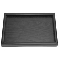 Wood Serving Tray – Rectangular Solid Wood Tea and Coffee Tray - Hurbane Home