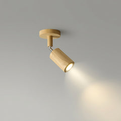 Oak single head spotlight, 7 cm canopy and 17 cm drop at 7 watts