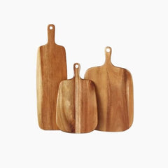 Wooden Cutting Board - Beech Wood Design for Bread, Pizza, Meat - Hurbane Home