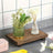 Wooden Pedestal Tray – Rustic Bathroom & Kitchen Counter Organizer - Hurbane Home