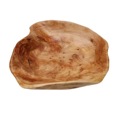 Wooden Snack Tray - Handmade Natural Irregular Fruit Platter for Home Décor - Hurbane Home