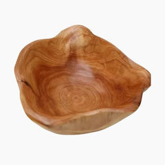 Wooden Snack Tray - Handmade Natural Irregular Fruit Platter for Home Décor - Hurbane Home