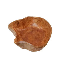 Wooden Snack Tray - Handmade Natural Irregular Fruit Platter for Home Décor - Hurbane Home