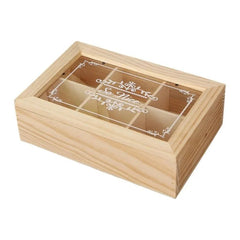 Wooden Tea Box Organizer - Perfect for Storage, Stylish and Durable - wooden tea bag organizer - Hurbane Home