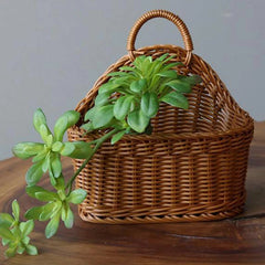 Woven Wall Baskets - Stylish Hanging Storage for Home Decoration - Wooven Storage Baskets - Hurbane Home