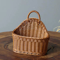 Woven Wall Baskets - Stylish Hanging Storage for Home Decoration - Wooven Storage Baskets - Hurbane Home