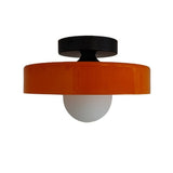 Morrow Disc Ceiling Light Wall Lamp Glass Iron Shade G9
