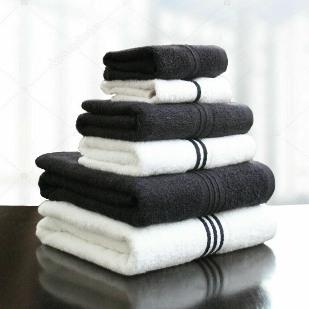 6 Piece Towel Set | Bath, Hand & Washcloth | 6 Colors Available