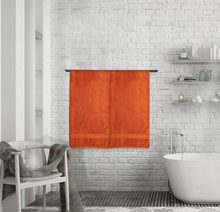 Load image into Gallery viewer, 4 Piece Premium Quality Pure Cotton Bath Towels Set | 8 Colors Available
