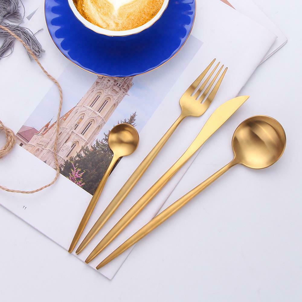 16-Piece Gold Cutlery Set