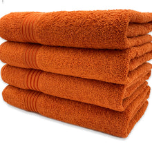 Load image into Gallery viewer, 4 Piece Organic Cotton Luxury Bath Towels | 7 Colors Available
