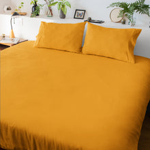 Load image into Gallery viewer, Solid Color Plain Bedsheet + Quilt Cover Set | 5 Colors Available
